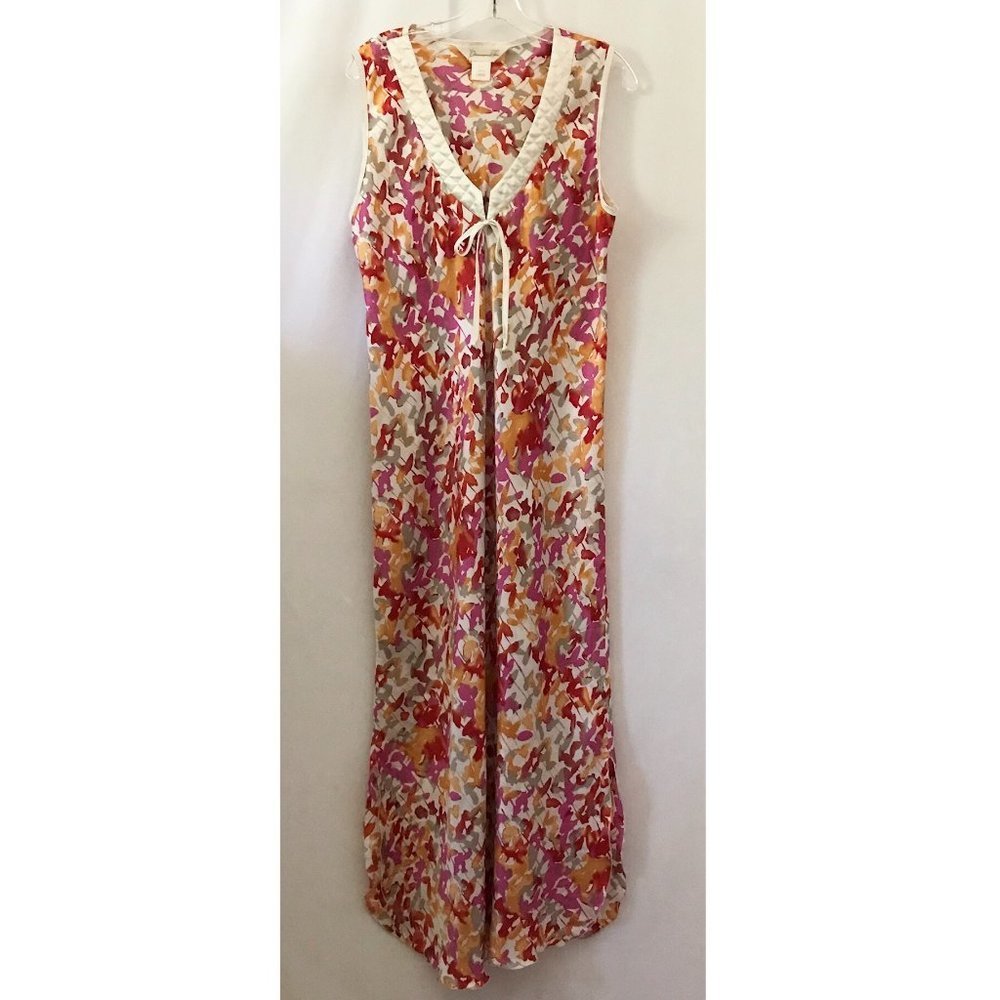 Diamond Tea Colorful Sleeveless Nightgown